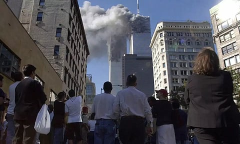 File photo from 9/11 Attack (AP)