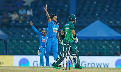 Visuals from the match