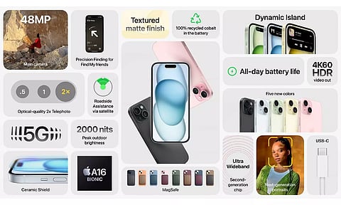 Apple iPhone 15 model (Screengrab)