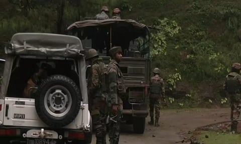Security increased in Rajouri following an encounter (ANI)
