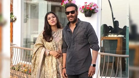 &nbsp;Actor Ajay Devgn and Kajol (Photo/IANS)
