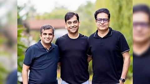From left : Agilitas Sports founders Amit Prabhu, Abhishek Ganguly and Atul Bajaj