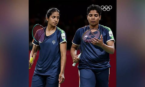 Gayatri Gopichand and Treesa Jolly (Image: ANI)