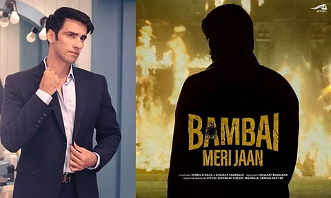 Actor Avinash Tiwary; Poster of 'Bambai Meri Jaan' (ANI)