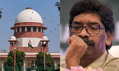 Supreme Court of India; Jharkhand CM Hemant Soren (PTI)
