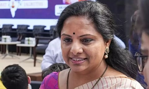 BRS leader K Kavitha (PTI)