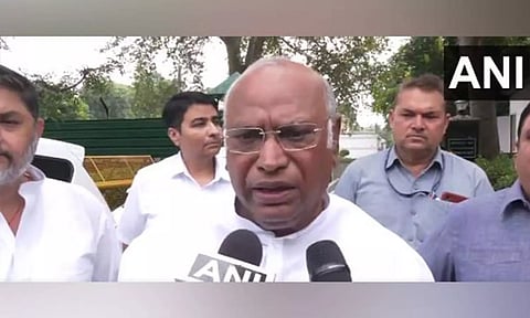 Congress National President Mallikarjun Kharge (ANI)
