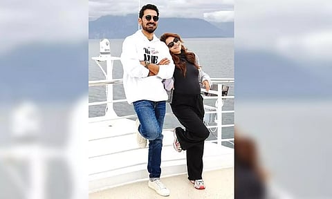 Rubina Dilaik and Abhinav Shukla (PTI)