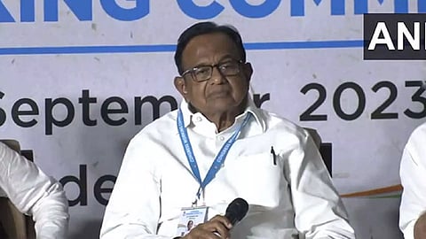 Congress leader P Chidambaram (Photo/ANI)