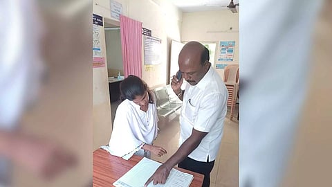 Health minister Ma Subramanian at the Kancheepuram Maduramangalam Upgraded Government Primary Health Center&nbsp; (Photo: X/@Subramanian_ma)