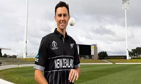 Trent Boult in the new jersey