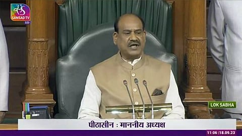 Lok Sabha Speaker Om Birla (Photo: Sansad TV)