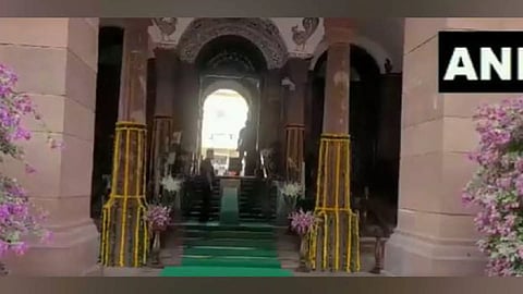 Visuals from the old Parliament building (Photo/ANI)