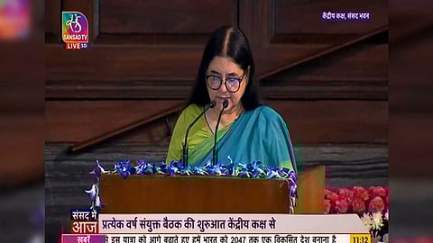BJP MP Maneka Gandhi (Photo/'Sansad TV)
