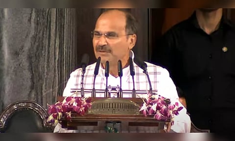 Leader of Congress in Lok Sabha Adhir Ranjan Chowdhury (Photo: IANS)