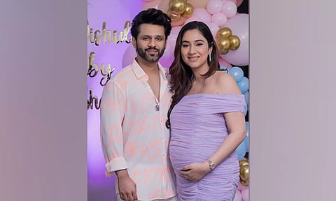 Rahul Vaidya and Disha Parmar (Image: ANI)