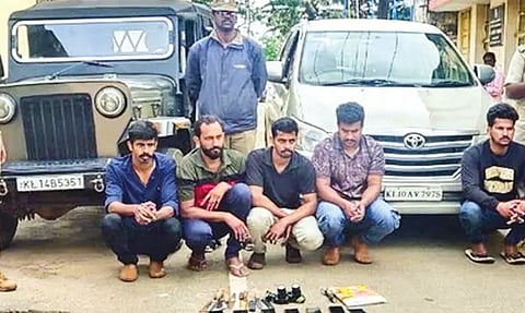 Officials said they are on the lookout for a few more persons involved in the poaching racket