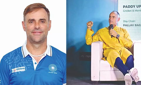 Craig Fulton an Paddy Upton&nbsp;