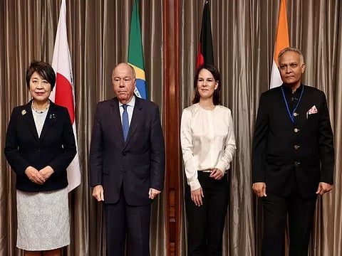 Foreign Ministers of the G4 countries in New York