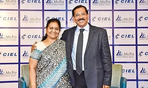 Ma Foi K Pandiarajan-Executive Chairman with Latha Rajan-Co-founder, Ma Foi Group, CIEL HR Services

https://www.dtnext.in/business/2021/12/07/pandiarajans-ma-foi-back-in-business