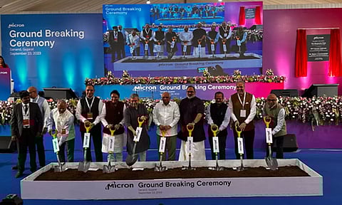 Micron begins construction on $2.7 bn India semiconductor plant in ‘epic’ beginning