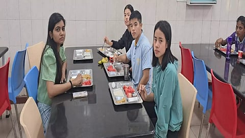 Wushu athelete at SAI hostel (Photo: Twitter)