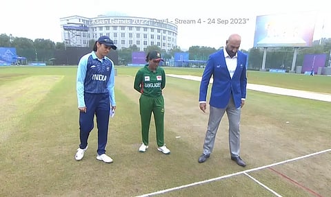 Bangladesh wins the toss and choose to bat against India