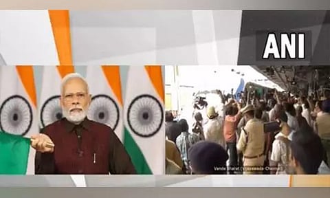 PM Modi flags off 9 Vande Bharat Express Trains IN 11 states via video conferencing