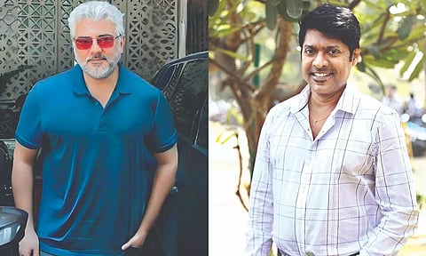 Actor Ajith and Director Magizh Thirumeni