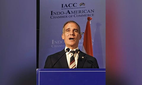 US Ambassador to India, Eric Garcetti.
