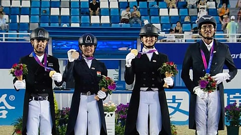 Historic gold in Team Dressage; silver and bronze in sailing keep India going at Hangzhou