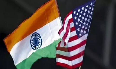National flags of India and the US (ANI)