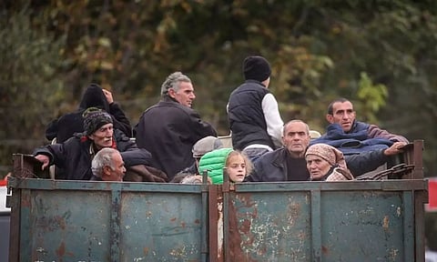 Ethnic Armenians. Reuters