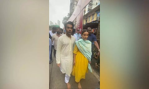 Rajkummar Rao with Patralekha