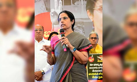 Chandrababu Naidu's wife Bhuvaneswari (IANS)