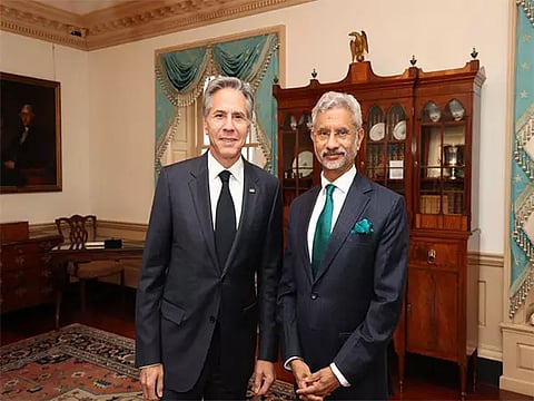 External Affairs MInister S Jaishankar and US Secretary of State Antony Blinken (X@DrSJaishankar)