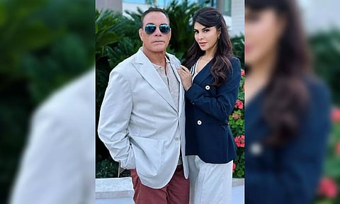 Jean-Claude Van Damme with Jacqueline Fernandez