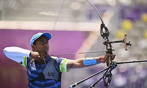 Atanu Das of India in action (Reuters)