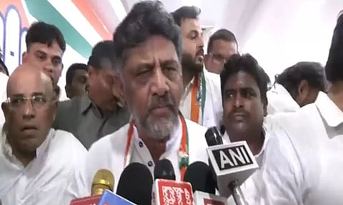 Karnataka Deputy Chief Minister DK Shivakumar. ANI