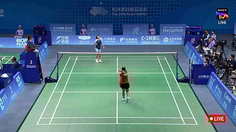 Ashmita Chaliha vs Gregoria Mariska Tunjung (Screengrab)