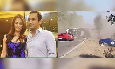 Joshi and Oberoi (Left)&nbsp; Visuals from the spot