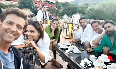 Deepika Padukone and Hrithik Roshan