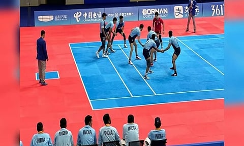Indian men's kabaddi team. (Photo: Olympics.com)