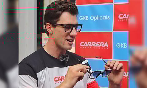 Pat Cummins at the promotional event on Thursday