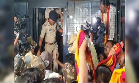 Visual from the spot. (ANI)