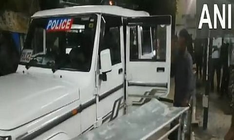 A visual from outside the hospital (ANI)