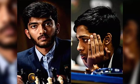 D Gukesh; R Praggnanandhaa