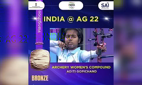 Aditi Gopichand Swami. (Picture: SAI Media Twitter)