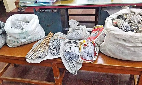 Illegal cracker shop sealed near Thanjavur; half kg explosives seized