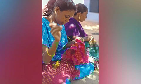 Gayatri, coordinator, Porgai Artisans Association